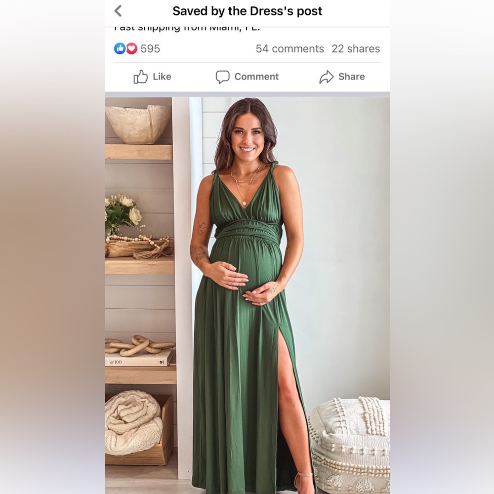 ISO saved by the dress maternity medium